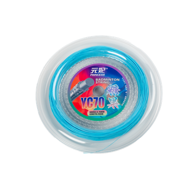 Candy Series Raspberry Blue Nylon Odolný výplet pro badmintonovou raketu Délka 200 m s skákacím stojanem o průměru 0,78 mm